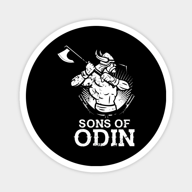 Awesome Sons of Odin Norse Vikings Magnet by theperfectpresents